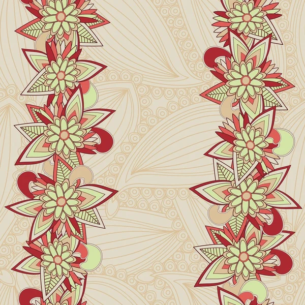 Fondo floral sin costura abstracto — Vector de stock