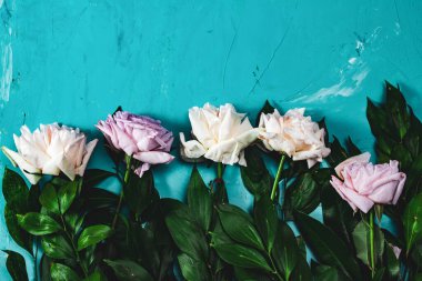 İlkbahar sınır şablonu çiçekli arka plan. Hafif hava narin sanatsal görüntü, serbest alan.