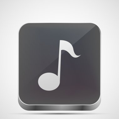 vektör Not app simgesi gri kabarcık konuşması. EPS 10