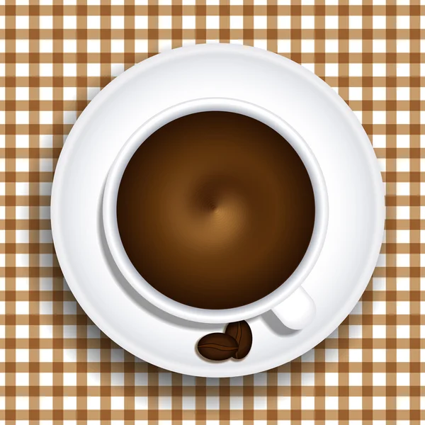 Vecteur une tasse de café. Eps 10 — Image vectorielle