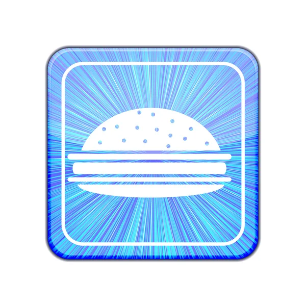 Vector versie. Hamburger pictogram. EPS-10 illustratie — Stockvector