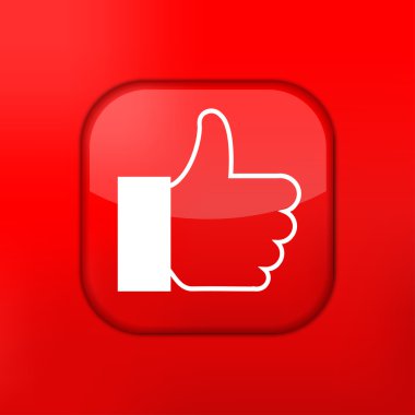 vektör simgesi gibi kırmızı. eps10. kolay düzenleme için