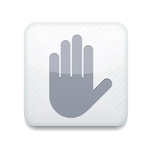 Versione vettoriale. Icona della mano. Illustrazione Eps 10. Facile da modificare — Vettoriale Stock