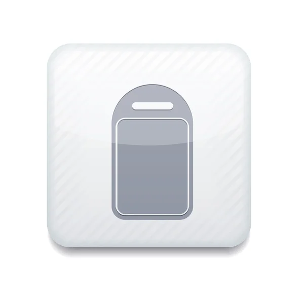 Vector ícone placa de cozinha branca. Eps10. Fácil de editar — Vetor de Stock