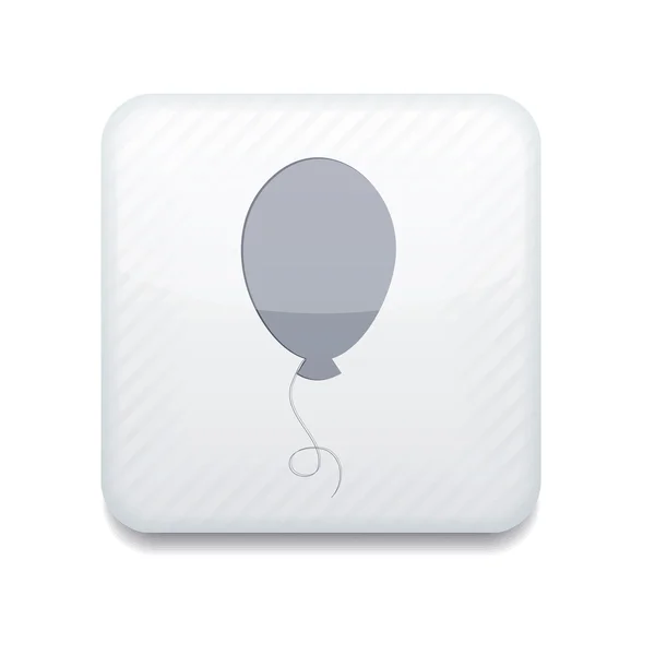 Vektor App Ballon weißes Symbol. eps10 — Stockvektor