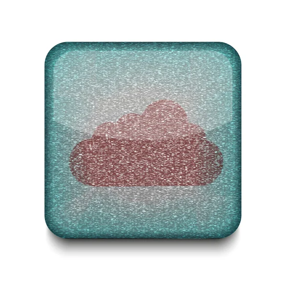 Icono de nube vectorial. Eps10. Fácil de editar — Vector de stock