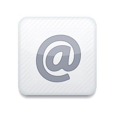 vektör yaratıcı beyaz app simgesi beyaz zemin üzerinde. eps10