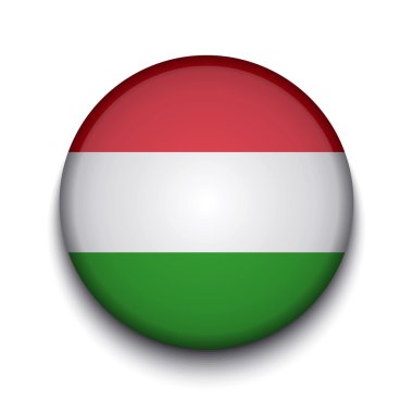 Beyaz arka planda vektör yaratıcı daire bayrağı. Bölüm 10