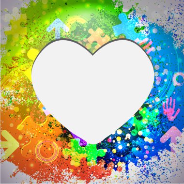 vektör simgesi. renkli arka plan. eps10