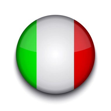 Beyaz arka planda vektör yaratıcı daire bayrağı. Bölüm 10