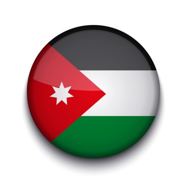 Beyaz arka planda vektör yaratıcı daire bayrağı. Bölüm 10