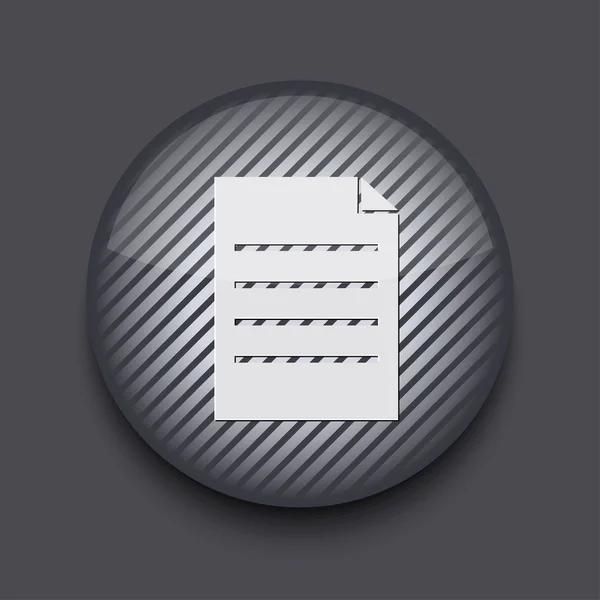 Векторний додаток кола смугастий значок на сірому фоні. Епс 10 — стоковий вектор