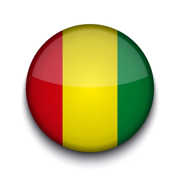 Drapeau vectoriel cercle créatif sur fond blanc. Eps10 — Image vectorielle