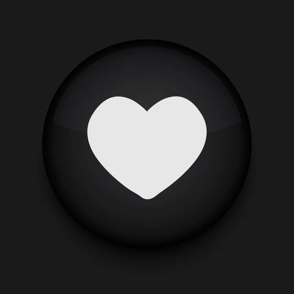 Vektor hjärta ikon. eps10. lätt att redigera — Stock vektor