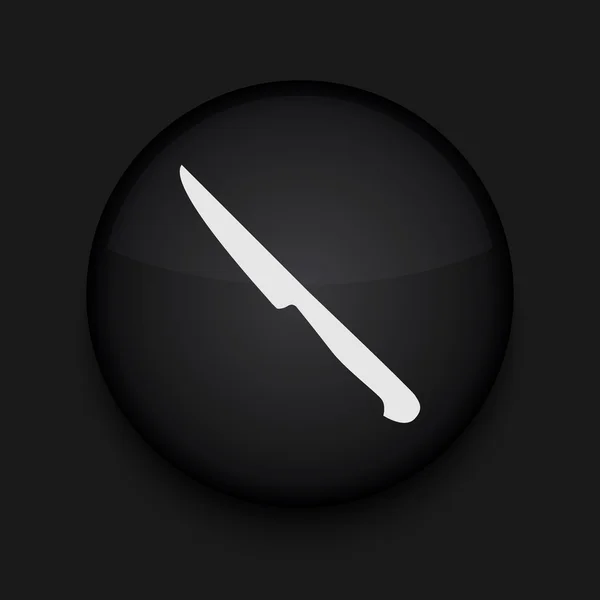 Vektor kést ikonra. Eps10. Könnyű szerkeszteni — Stock Vector