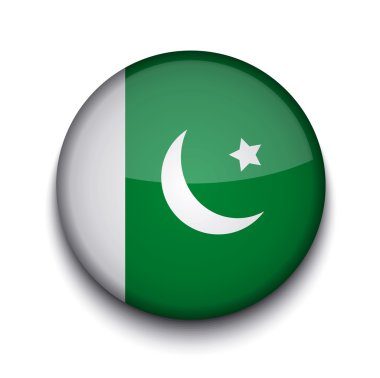 Beyaz arka planda vektör yaratıcı daire bayrağı. Bölüm 10