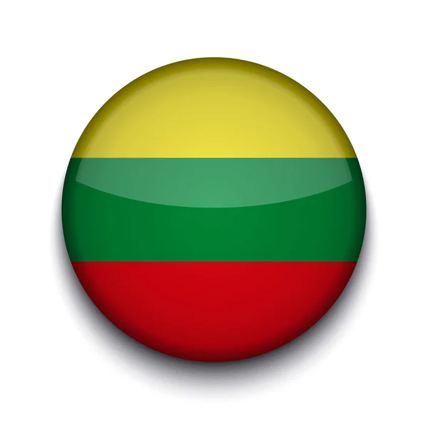 Флаг векторного творческого круга на белом фоне. Eps10 — стоковый вектор