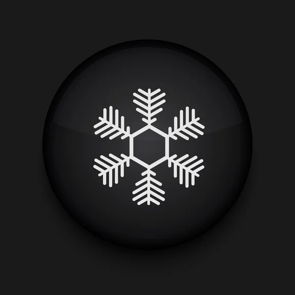 Vector Snowflake icon. Eps10. Easy to edit — Stock Vector