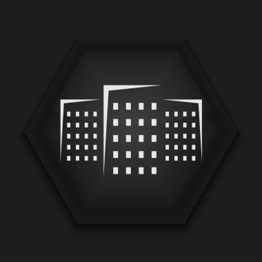 vektör yaratıcı simge siyah arka plan üzerine. eps10