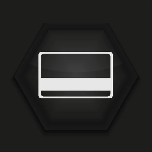 Icono creativo vectorial sobre fondo negro. Eps10 — Vector de stock
