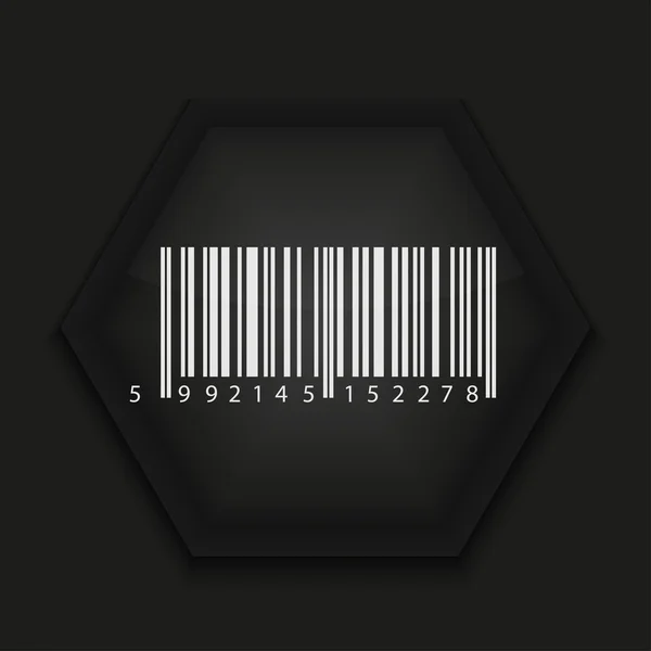黒の背景にベクトルの創造的なアイコン。eps10 — ストックベクタ