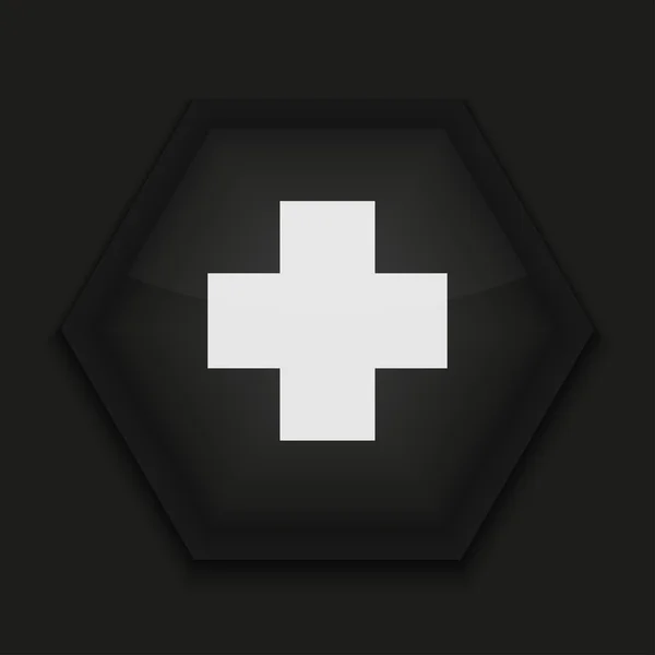 Creative icon on black background. Eps10 — Zdjęcie stockowe