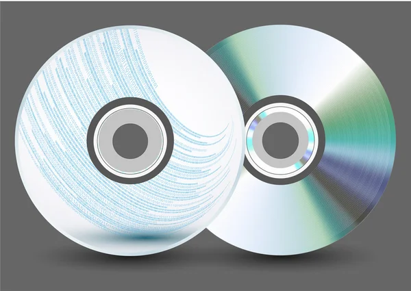 Διάνυσμα δίσκο σε γκρι φόντο. eps10 — Διανυσματικό Αρχείο