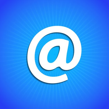 mavi renkli vektör simgesi. eps10