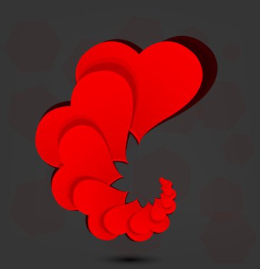 vektör yaratıcı sevgi arka plan. eps10