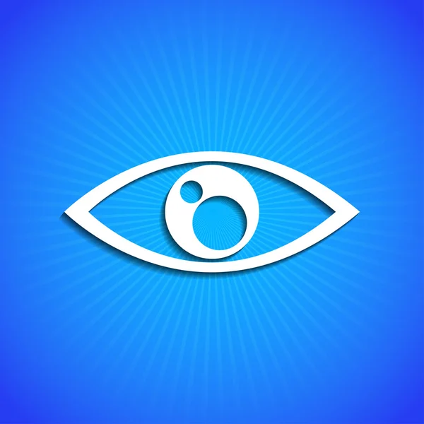 Icono vectorial sobre fondo azul. Eps10 — Archivo Imágenes Vectoriales