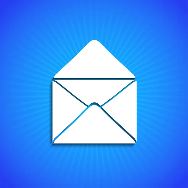 Icono vectorial sobre fondo azul. Eps10 — Archivo Imágenes Vectoriales