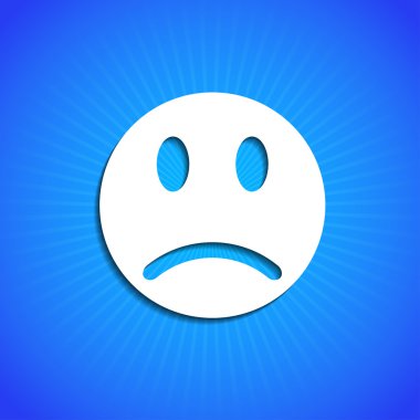 mavi renkli vektör simgesi. eps10