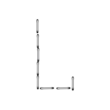 beyaz zemin üzerinde vektör alfabe. eps10