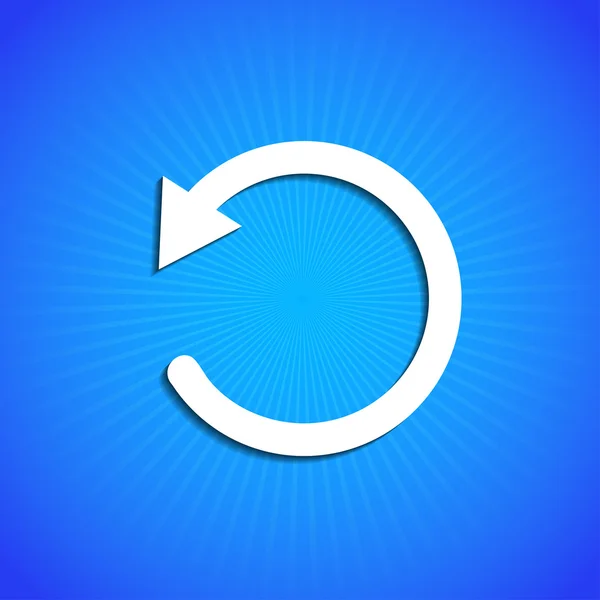 Icono vectorial sobre fondo azul. Eps10 — Vector de stock