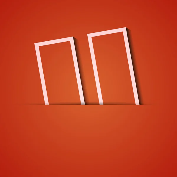 Vektor bakgrund. Orange ikon applikationer. eps10 — Stock vektor