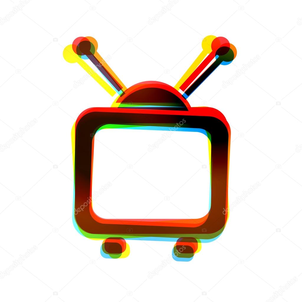 Vector abstract icon on white background. Eps10
