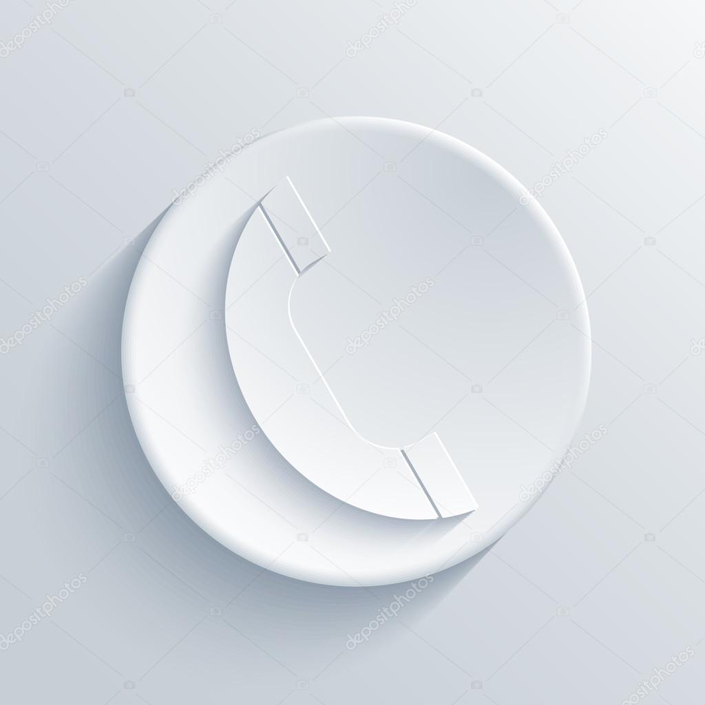 Vector light circle icon. Eps10