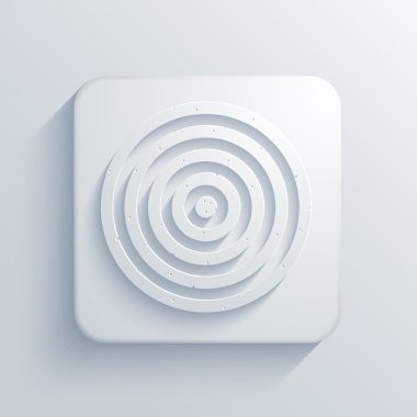 vektör ışık kare simgesi. eps10