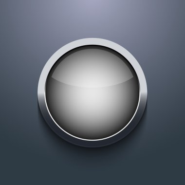 gri arka plan üzerinde Web düğmesi tasarım vektör. eps10