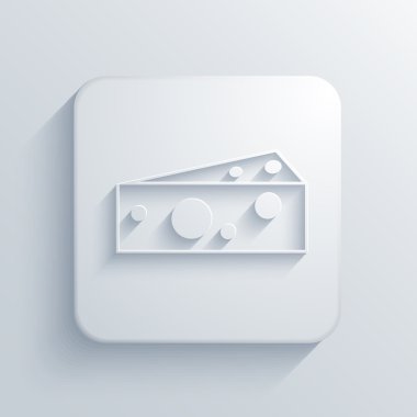 vektör ışık kare simgesi. eps10