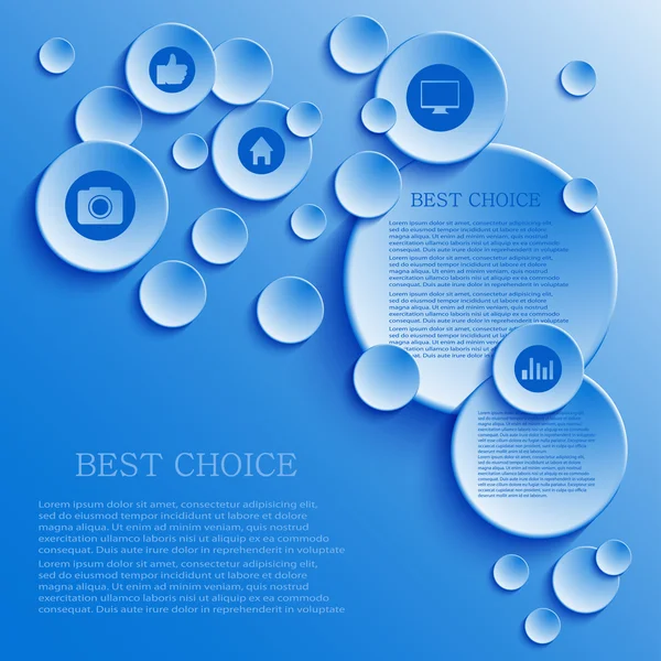 Vektor-Infografik Hintergrunddesign. eps10 — Stockvektor