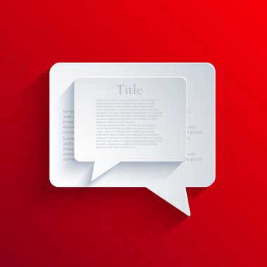 Vektör kabarcık konuşma arka plan. eps10