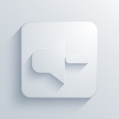 vektör ışık kare simgesi. eps10