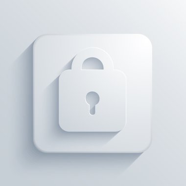 vektör ışık kare simgesi. eps10