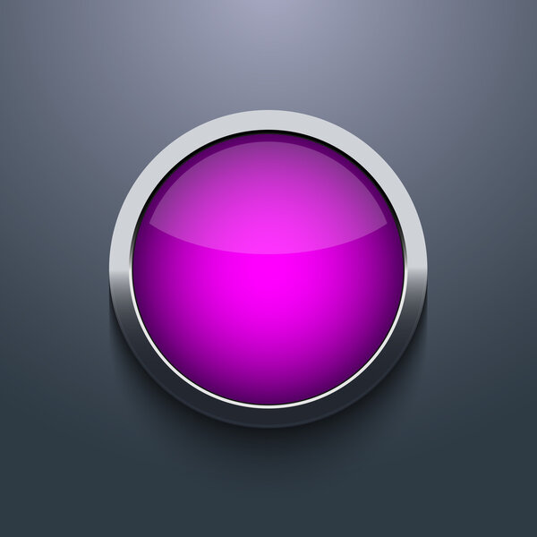 Vector web button design on gray background. Eps10