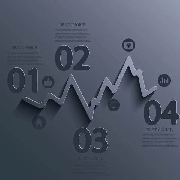 Conception d'infographie vectorielle. Eps10 — Image vectorielle