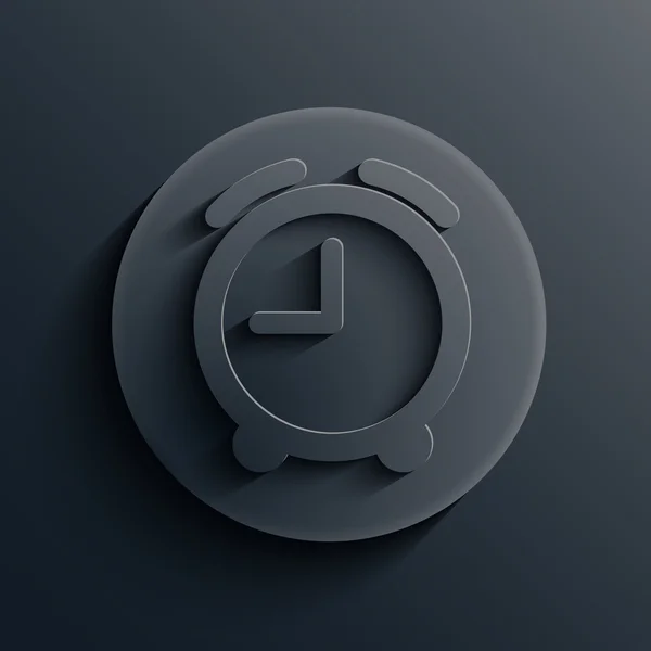 Vektor mörk cirkel ikon. eps10 — Stock vektor