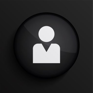 vektör siyah daire simgesi. eps10