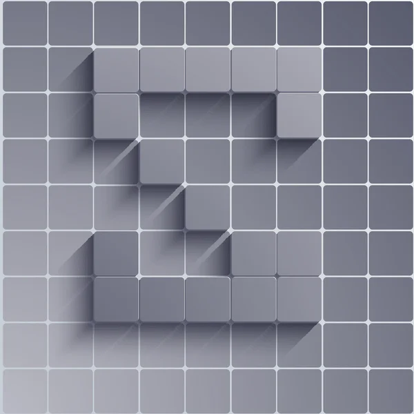 Vector alfabeto abstracto. Eps10 — Vector de stock