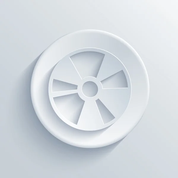 Vektor könnyű kör ikonra. Eps10 — Stock Vector